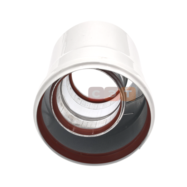 Адаптер коаксиальный вертикальный (фланец) Ø 60/100 мм